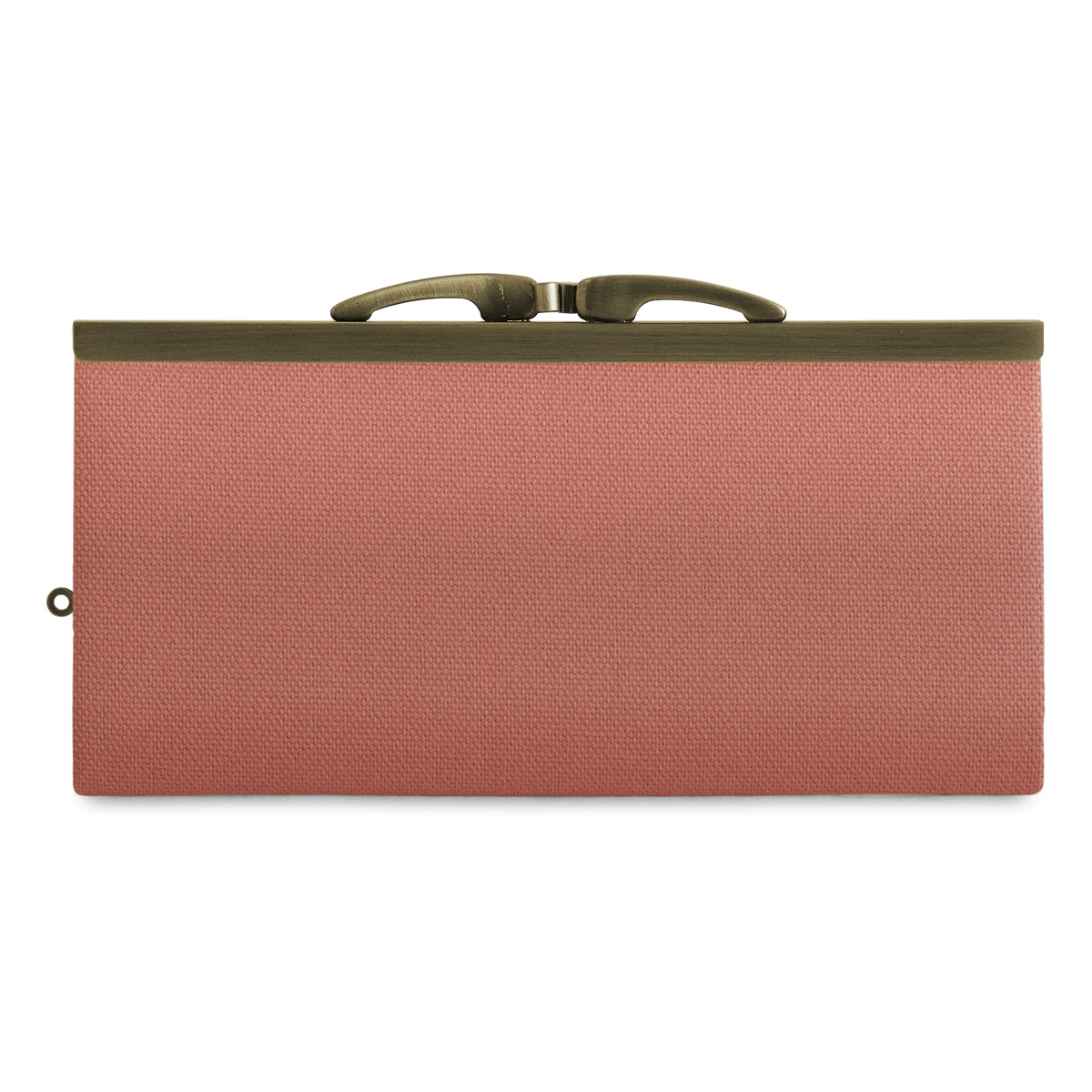 【在庫商品】復刻型がま口長財布（マチなし）【帆布・綿布（アソート）】