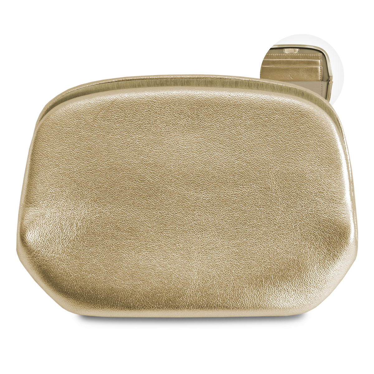 【在庫商品】押し口財布【X＿メタリックシープ・マーブルゴート】