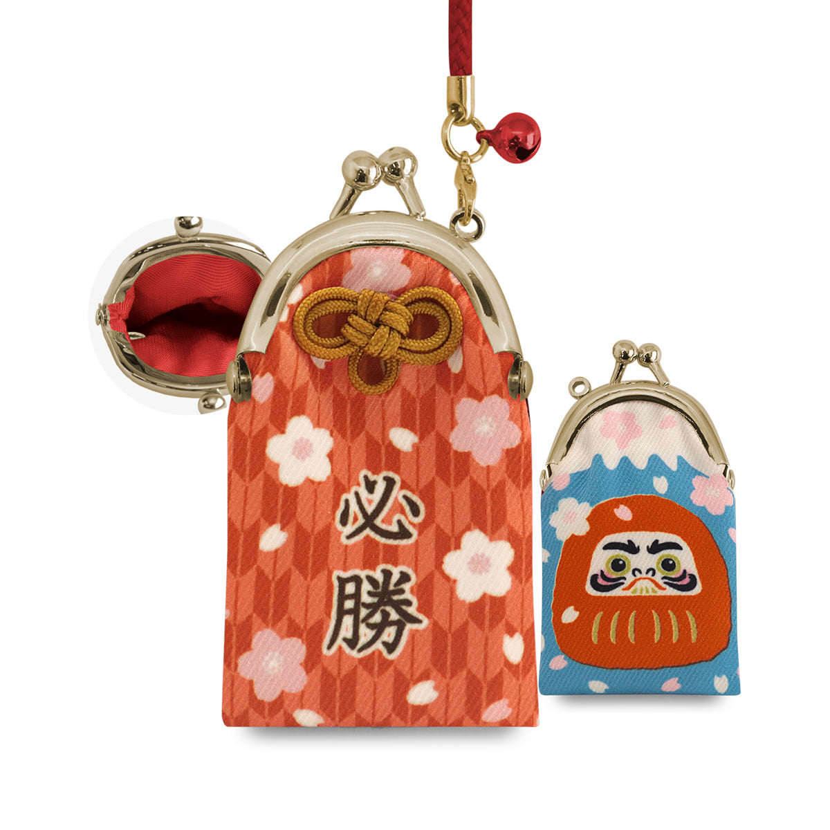 【在庫商品】がま口むすびストラップ【縁起物】