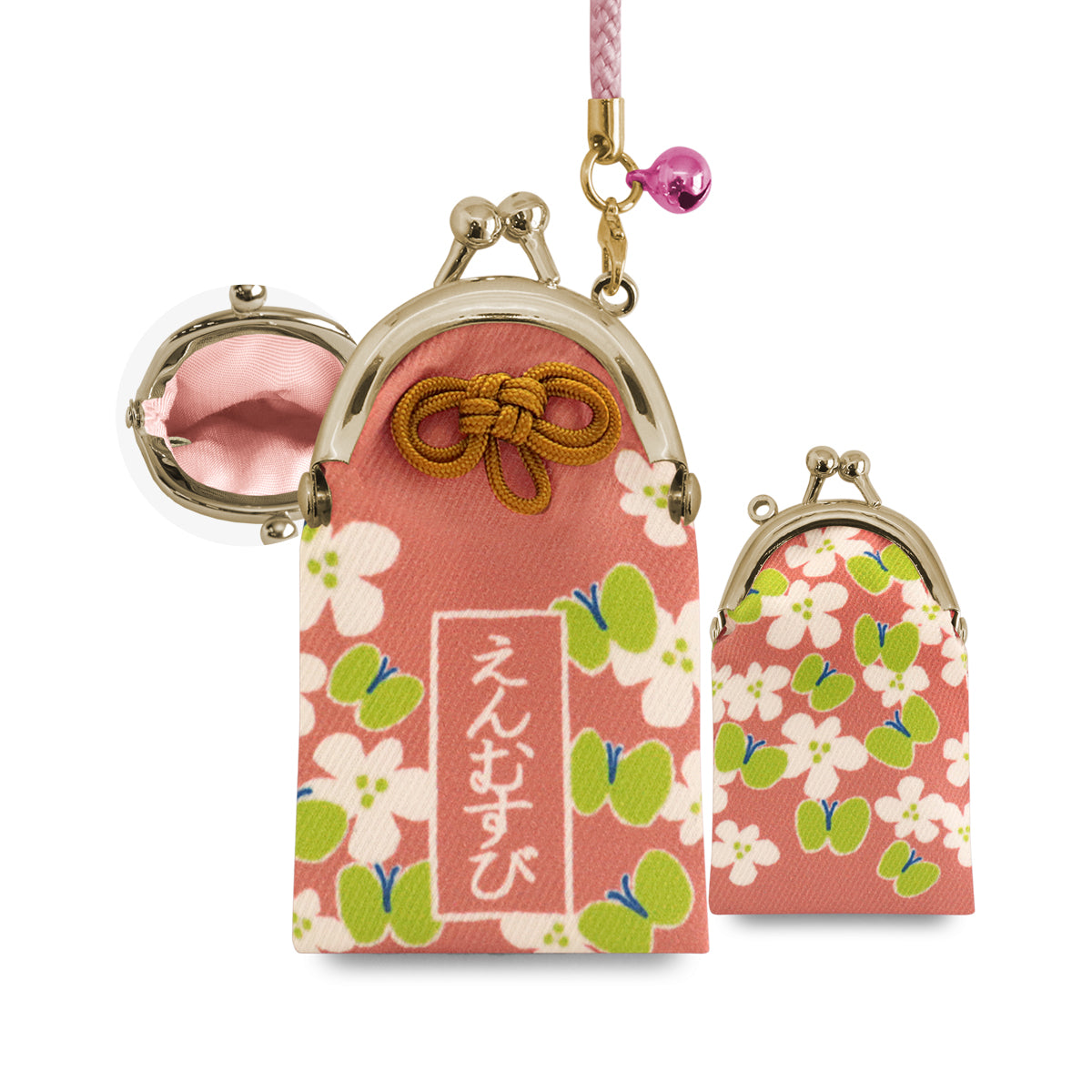 【在庫商品】がま口むすびストラップ【縁起物】